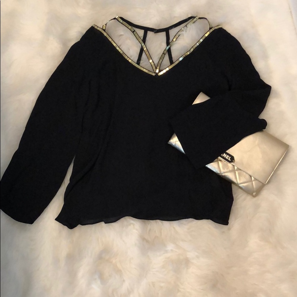 Versace Collection 100% Silk Blouse size 40
